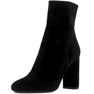 Miss Lola Milano Black Suede Boots Size 7,5 NWOT